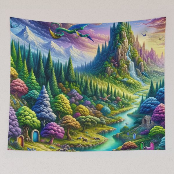 Item preview, Enchanted Valley of Dreams designed and sold by Shams-Studio.