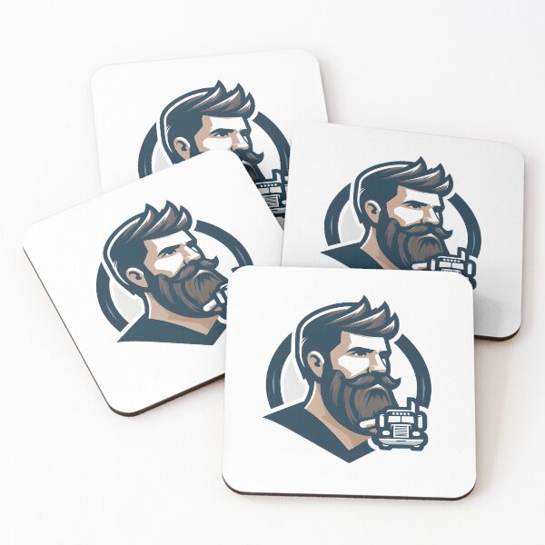 Item preview, .Beard man for handsome and fashionable persons designed and sold by vectorillus.