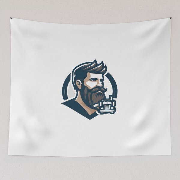 Item preview, .Beard man for handsome and fashionable persons designed and sold by vectorillus.