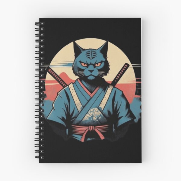 Item preview, Vintage samurai cat designed and sold by Shtex.