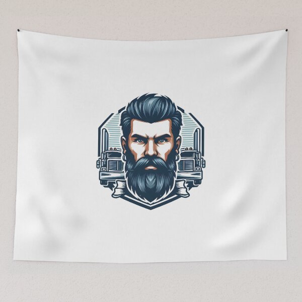 Item preview, Beard man for handsome and fashionable persons designed and sold by vectorillus.