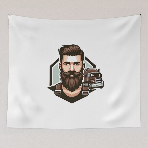 Item preview, Beard man for handsome and fashionable persons designed and sold by vectorillus.