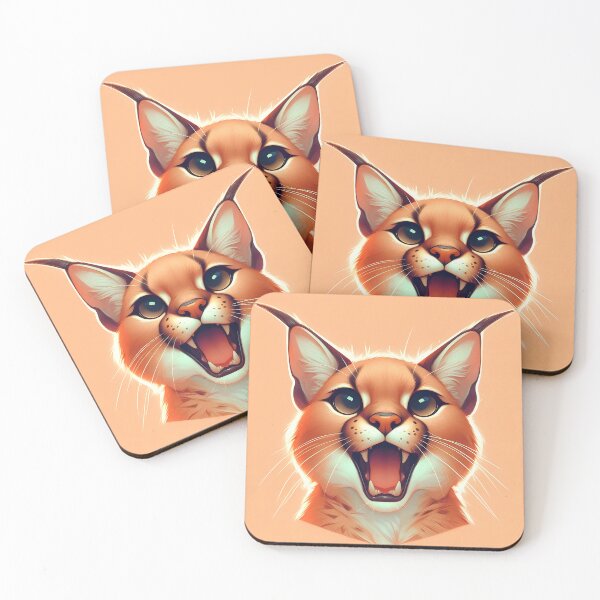 Item preview, Cute Caracal. designed and sold by Anna Halasek.