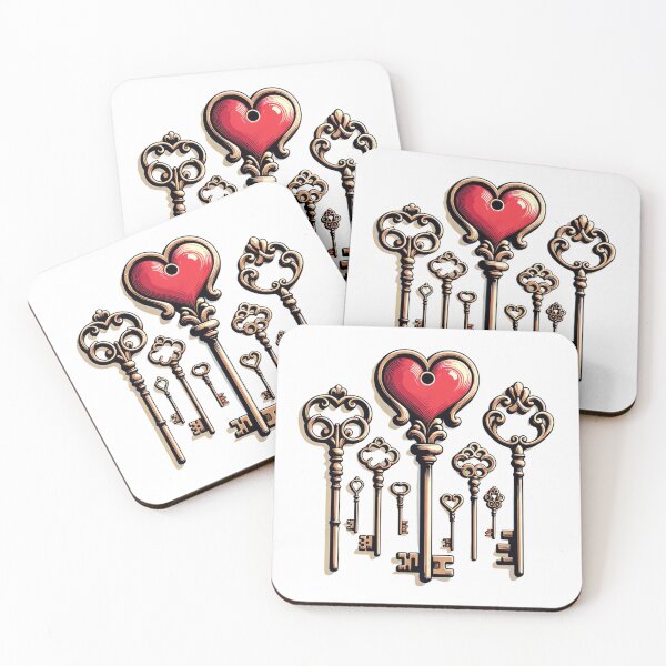 Item preview, Vintage Love Keys - Unlocking the Heart’s Mystery designed and sold by SADStyleDesigns.