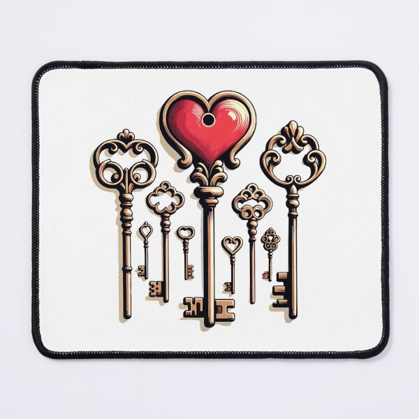 Item preview, Vintage Love Keys - Unlocking the Heart’s Mystery designed and sold by SADStyleDesigns.