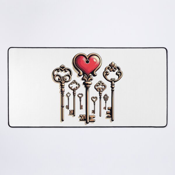 Item preview, Vintage Love Keys - Unlocking the Heart’s Mystery designed and sold by SADStyleDesigns.