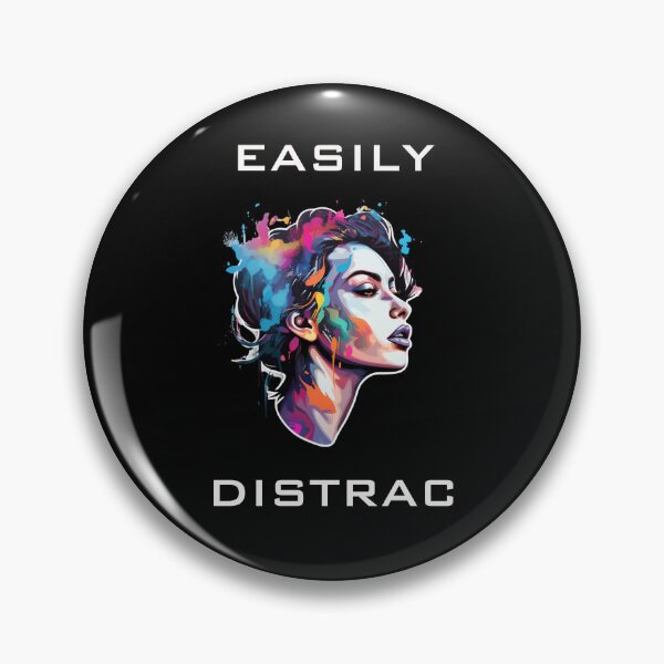 Item preview, Easily Distrac Woman designed and sold by Designed-By-KC.