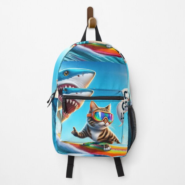Item preview, Surfer riding wave, speech bubble says “CYA LOSER”. designed and sold by ArtComixHaven.