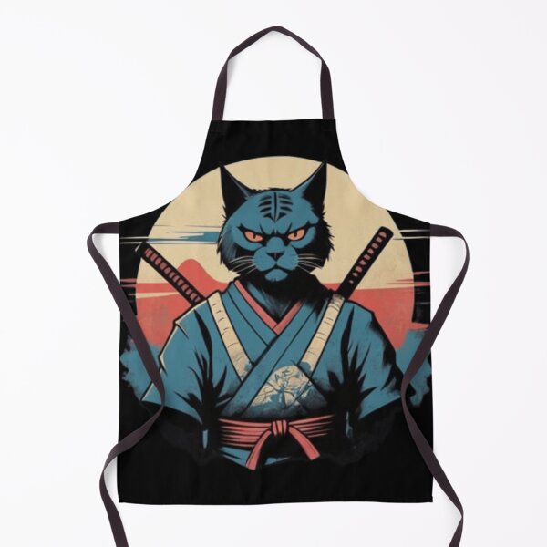 Item preview, Vintage samurai cat designed and sold by Shtex.