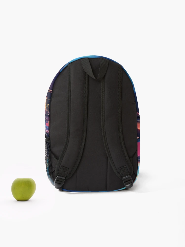 Thumbnail 2 of 3, Backpack, Neon Reflections designed and sold by RxU3.