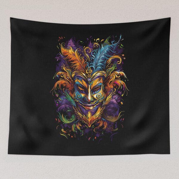 Item preview, Mardi Gras King Mask Design designed and sold by ZeptepiTrends.
