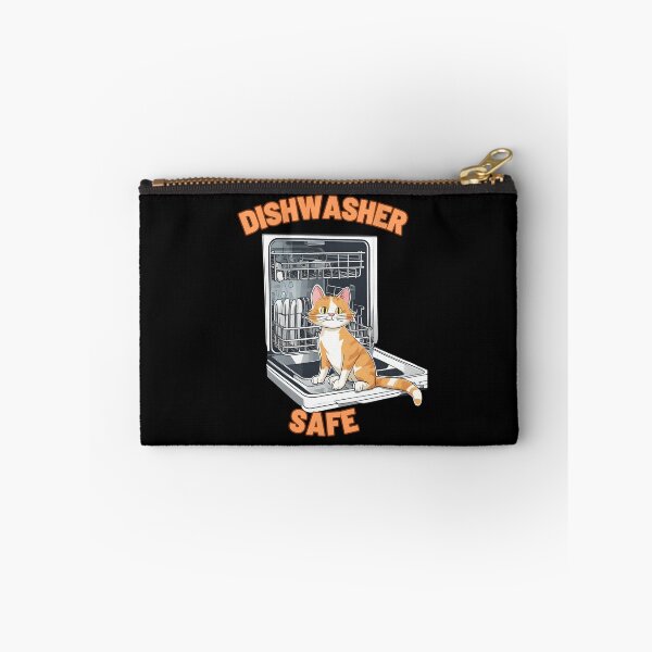 Item preview, Dishwasher safe with orange cat designed and sold by VonLogaart.