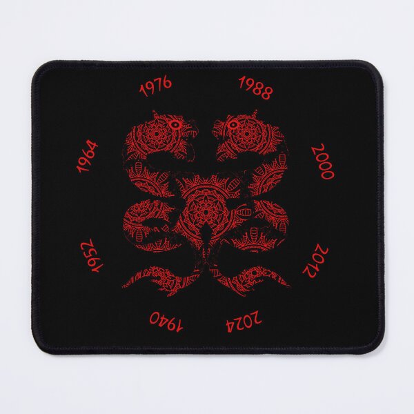 Item preview, Year of the Dragon Chinese Dragon Mandala  designed and sold by darkskydelights.