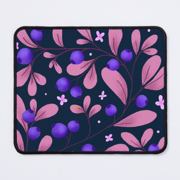 Item preview, Arándanos de comida de patrón de frutas en rosa designed and sold by BosskaDesign.