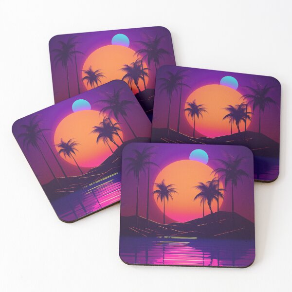 Item preview, Celestial Horizon Harmony: Aesthetic Retrowave Dreams designed and sold by Mullet Monkey.