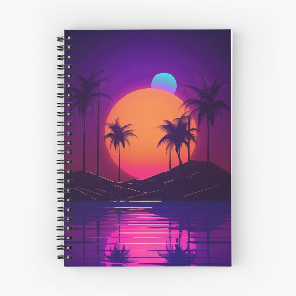 Item preview, Celestial Horizon Harmony: Aesthetic Retrowave Dreams designed and sold by Mullet Monkey.