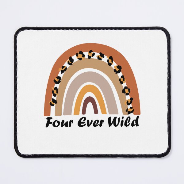 Item preview, Ever Wild Four Year Old Rainbow 4th Birthday for Girls  designed and sold by clothesy7.