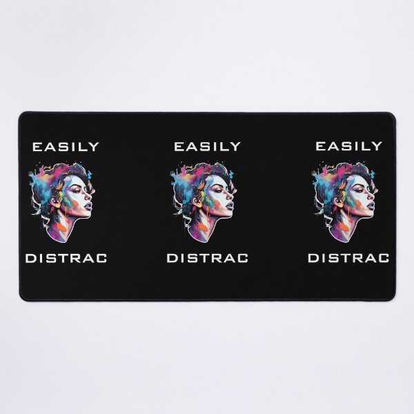 Item preview, Easily Distrac Woman designed and sold by Designed-By-KC.