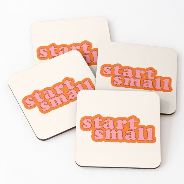 Item preview, Start Small | Motivational small step -  designed and sold by PurpleLoveStore.