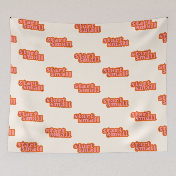 Item preview, Start Small | Motivational small step -  designed and sold by PurpleLoveStore.