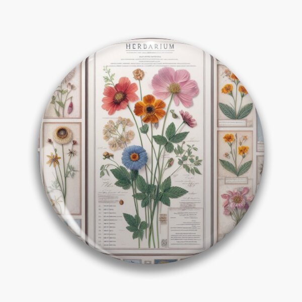 Item preview, whimsical herbarium designed and sold by Dominika Farkašová.