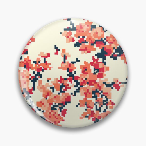 Item preview, Pixel Flowers Composition, Floral Theme, Seamless Pattern designed and sold by patternicco.