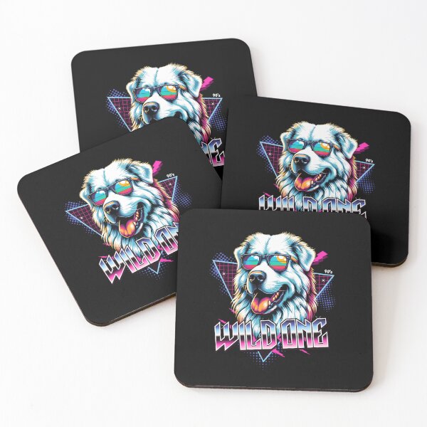 Item preview, Wild One Pyrenean Mountain Dog designed and sold by RedDesignSyc.