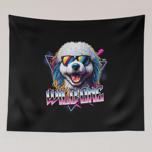 Item preview, Wild One Puli Dog designed and sold by RedDesignSyc.