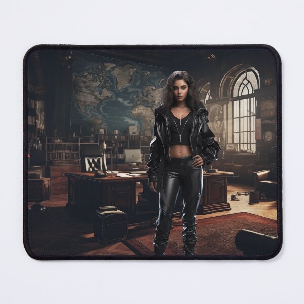 Item preview, Retro 1960s Cute Leather Feminist Girl London Gift designed and sold by Saltycrowshop.
