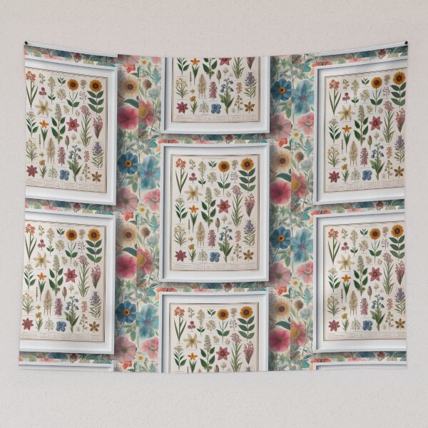 Item preview, vintage herbarium treasury designed and sold by Dominika Farkašová.
