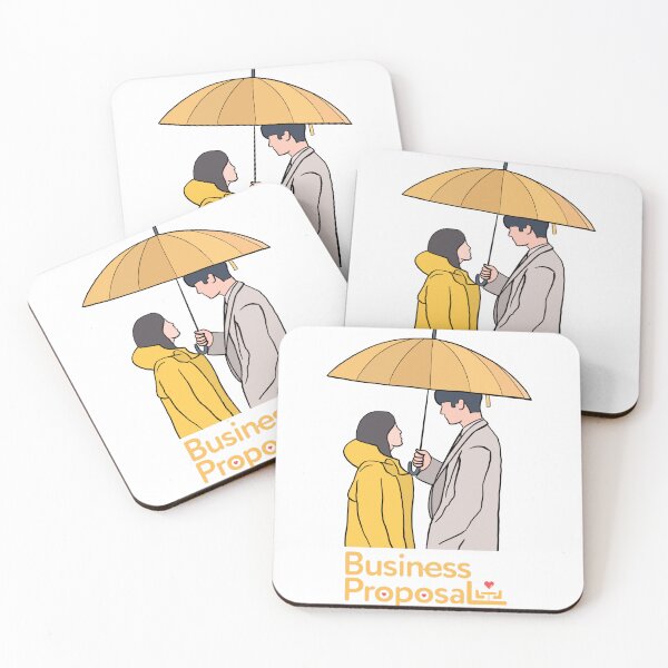 Item preview, Business proposal kdrama fanart,business proposal umbrella rain scene designed and sold by vyascreations.