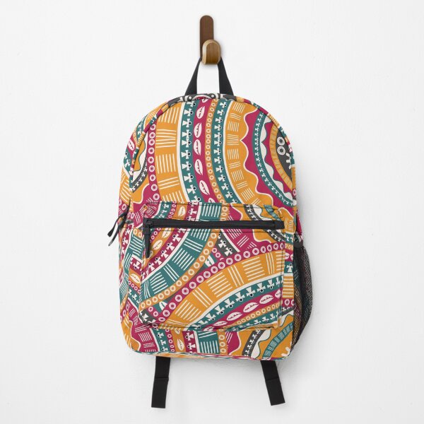 Item preview, "African Majesty: Vibrant Tribal-Inspired Seamless Fabric Pattern" designed and sold by Bewthanaporn.