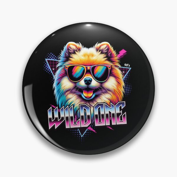 Item preview, Wild One Pomeranian Dog designed and sold by RedDesignSyc.