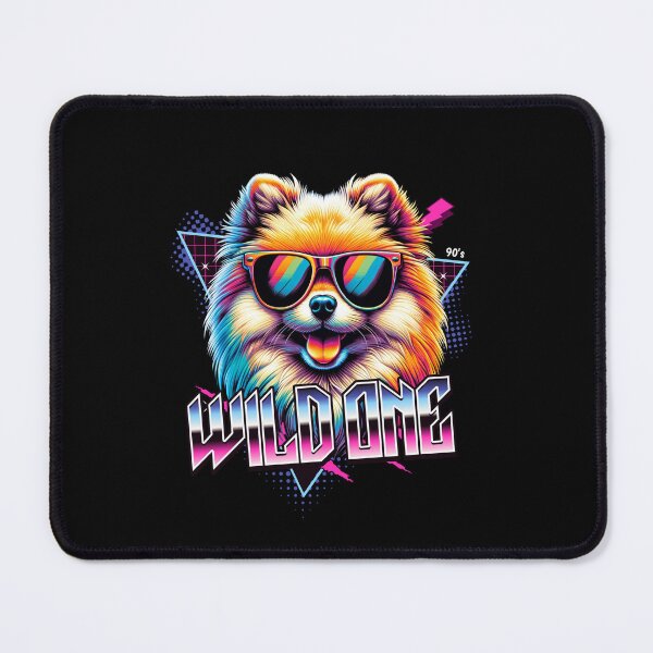 Item preview, Wild One Pomeranian Dog designed and sold by RedDesignSyc.