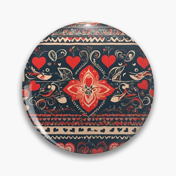 Item preview, colorful folklor pattern designed and sold by MyCraftForYOU.