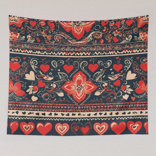 Item preview, colorful folklor pattern designed and sold by MyCraftForYOU.