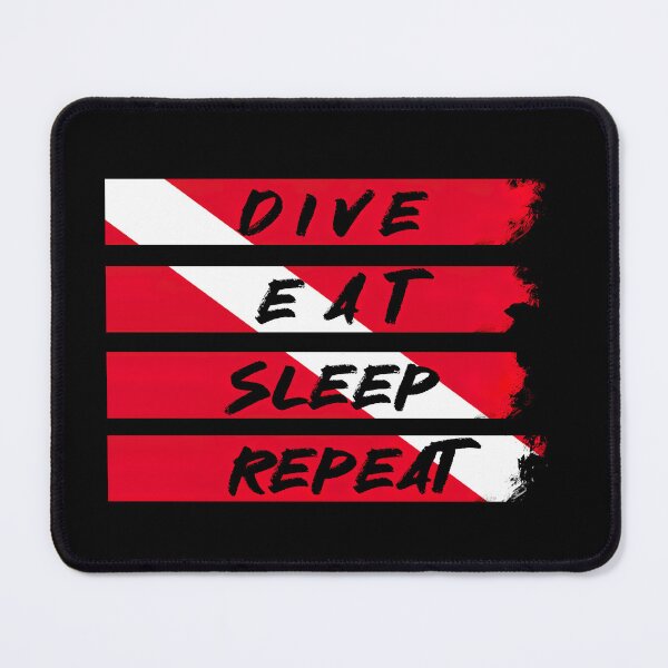 Item preview, Dive, Eat, Sleep, Repeat designed and sold by Yogimeister.