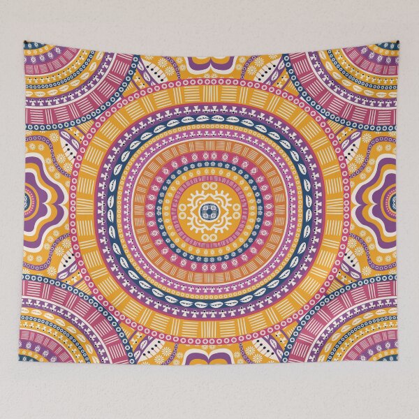 Item preview, "Enchanted Tribes: Seamless African Tribal Fabric Pattern for Unique Style & Decor" designed and sold by Bewthanaporn.