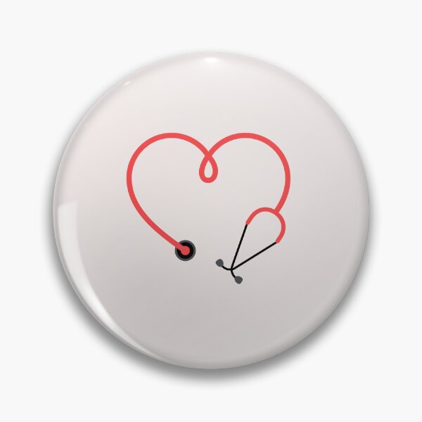 Item preview, Love Stethoscope, one line art designed and sold by asbno19.