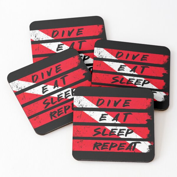 Item preview, Dive, Eat, Sleep, Repeat - Vintage designed and sold by Yogimeister.