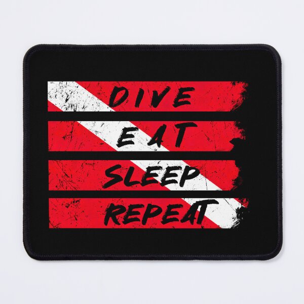 Item preview, Dive, Eat, Sleep, Repeat - Vintage designed and sold by Yogimeister.