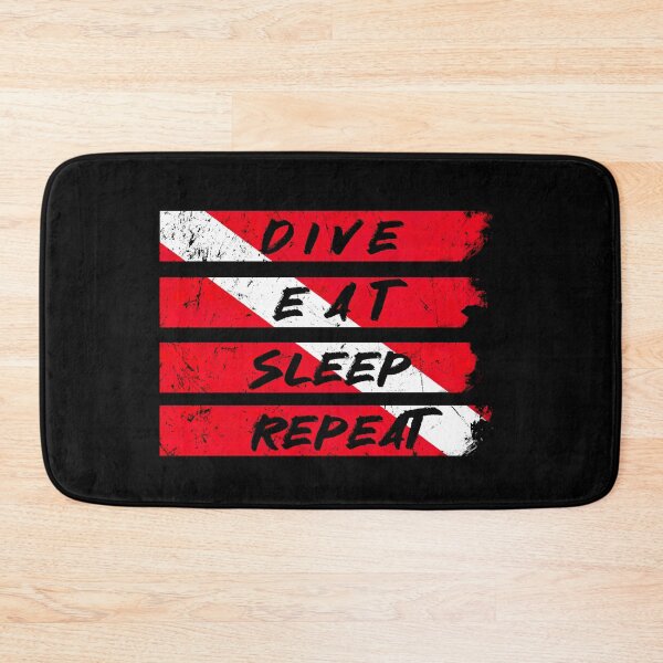 Item preview, Dive, Eat, Sleep, Repeat - Vintage designed and sold by Yogimeister.