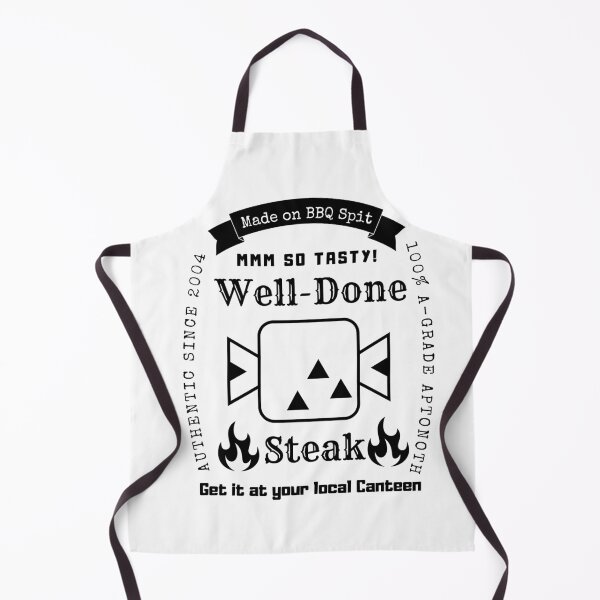 Item preview, Well Done Steak Grill Monster Hunter T-Shirt (Black Logo Version) designed and sold by WhiteCatGraphic.