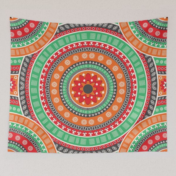 Item preview, "Vibrant Legacy: Seamless African Tribal Fabric Design for Fashion & Home Decor" designed and sold by Bewthanaporn.