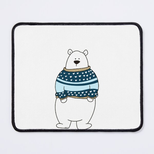 Item preview, Blue Sweater Polar Bear designed and sold by arterburnandco.