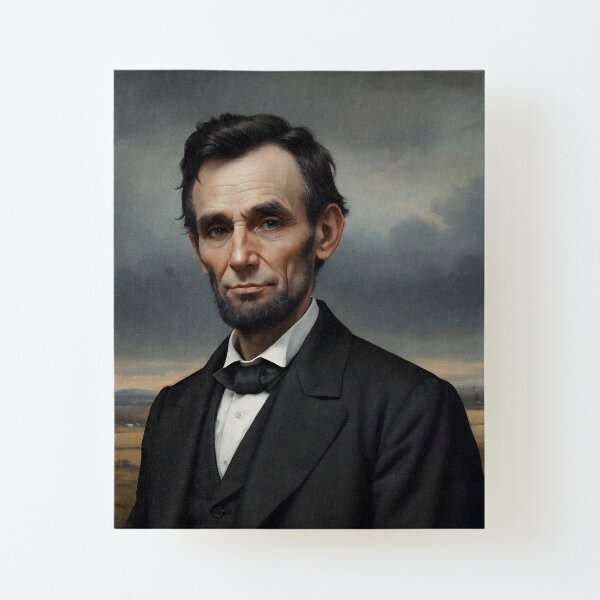 "Portrait of Abraham Lincoln" Mounted Print for Sale by Jim LaFleur