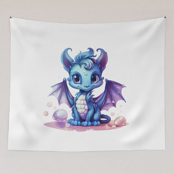 Item preview, Cute Blue Dragon designed and sold by DragonFantasia.