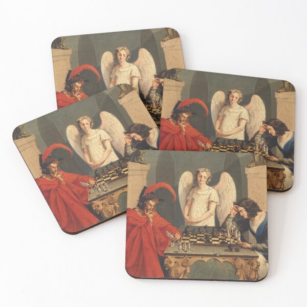 Item preview, Faust And Mephistopheles Playing Chess designed and sold by BulganLumini.