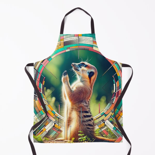 Item preview, Meerkat Admiring Futuristic Architecture designed and sold by johnnycreidy.