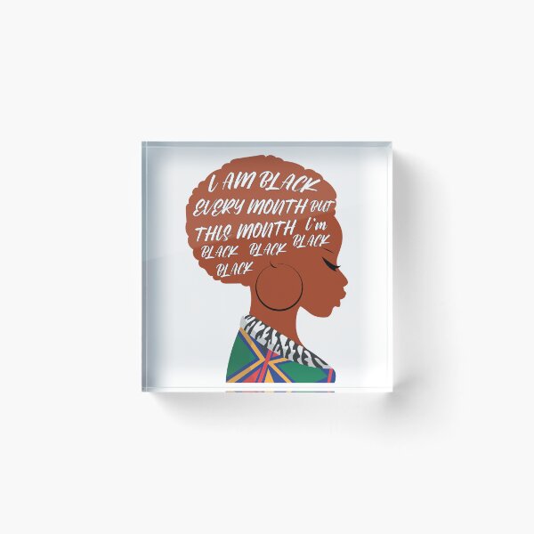 Item preview,  Blackity Black Black African American History Month  designed and sold by PrintItStudio.